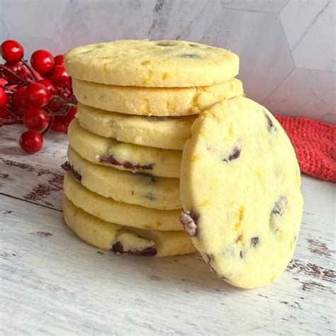 How many calories are in orange cranberry shortbread - calories, carbs, nutrition