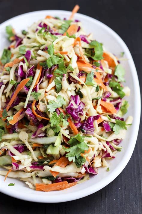 How many calories are in orange ginger cole slaw - calories, carbs, nutrition