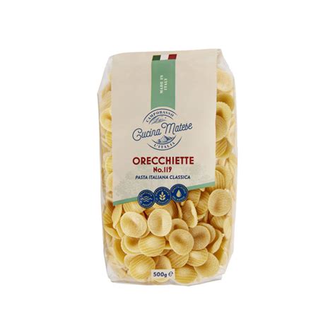 How many calories are in orecchiette pasta - calories, carbs, nutrition