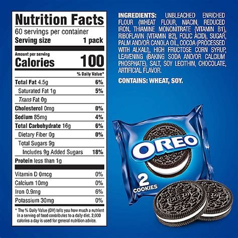 How many calories are in oreo brownie - calories, carbs, nutrition