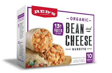 How many calories are in organic beans and rice burrito w cheddar cheese - calories, carbs, nutrition