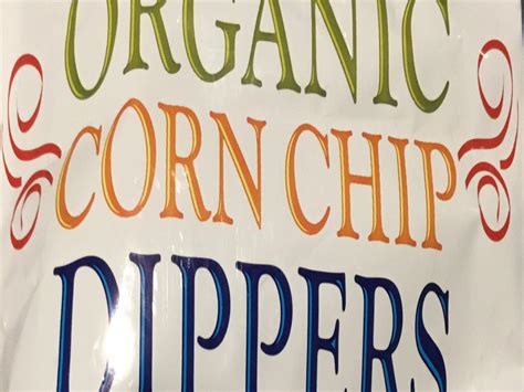 How many calories are in organic corn chip dippers - calories, carbs, nutrition