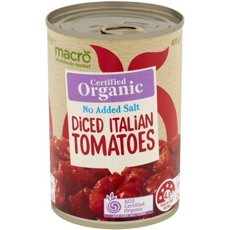 How many calories are in organic diced tomatoes - calories, carbs, nutrition