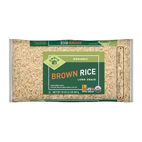 How many calories are in organic long grain brown rice - calories, carbs, nutrition