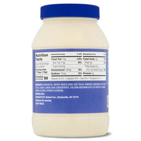 How many calories are in organic mayo - calories, carbs, nutrition