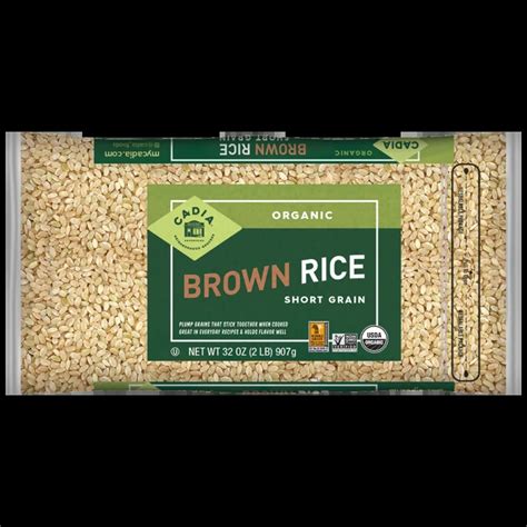 How many calories are in organic short grain brown rice - calories, carbs, nutrition