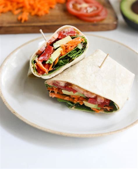 How many calories are in organic tuscan vegetable wrap - calories, carbs, nutrition