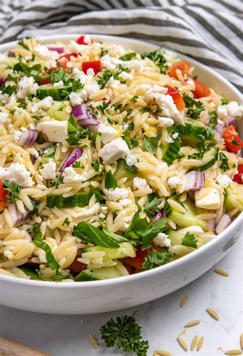 How many calories are in orzo with lemon & herbs - calories, carbs, nutrition