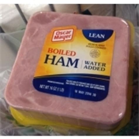 How many calories are in oscar mayer, ham (water added, boiled) - calories, carbs, nutrition