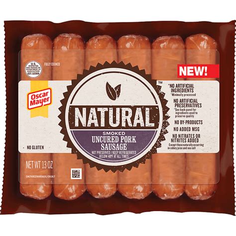 How many calories are in oscar mayer, pork sausage links (cooked) - calories, carbs, nutrition