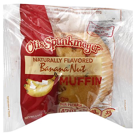 How many calories are in otis spunkmeyer banana muffin, reduced fat - calories, carbs, nutrition