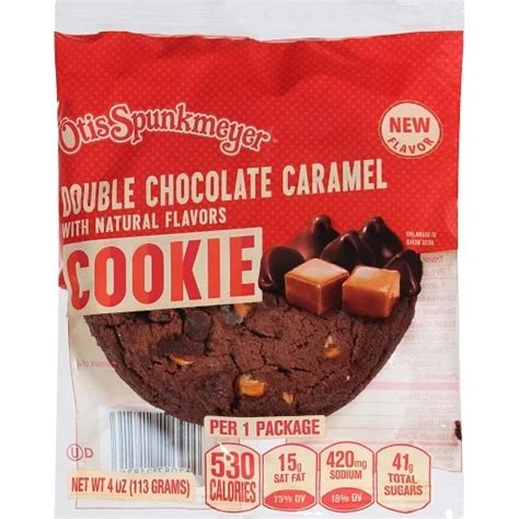 How many calories are in otis spunkmeyer double chocolate chip cookie - calories, carbs, nutrition