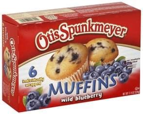 How many calories are in otis spunkmeyer wild blueberry muffin - calories, carbs, nutrition