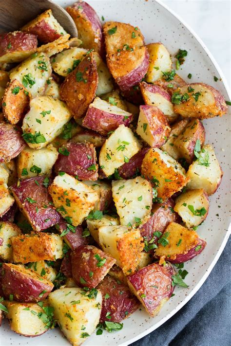 How many calories are in oven roast herbed red potatoes - calories, carbs, nutrition