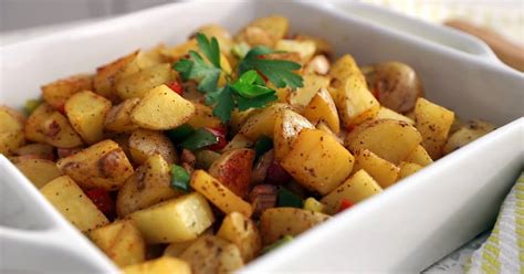 How many calories are in oven roasted home fries - calories, carbs, nutrition