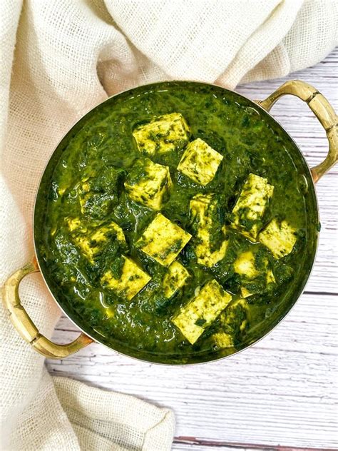 How many calories are in palak tofu - calories, carbs, nutrition