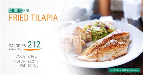 How many calories are in pan fried tilapia - calories, carbs, nutrition