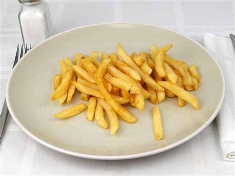 How many calories are in pandinis french fries side - calories, carbs, nutrition