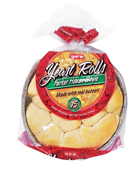 How many calories are in parker house style yeast rolls - calories, carbs, nutrition