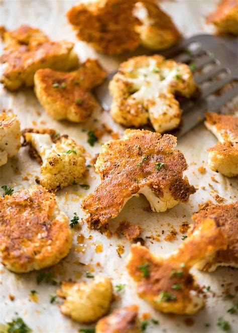 How many calories are in parmesan crusted cauliflower - calories, carbs, nutrition