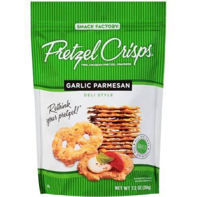 How many calories are in parmesan garlic pretzel - calories, carbs, nutrition