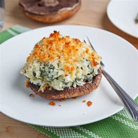 How many calories are in parmesan herb spinach portobello - calories, carbs, nutrition