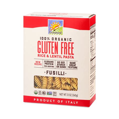 How many calories are in pasta fusilli gluten free cooked basic method 4 oz - calories, carbs, nutrition