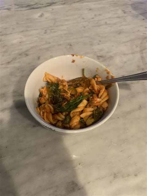 How many calories are in pasta with marinara casserette - calories, carbs, nutrition