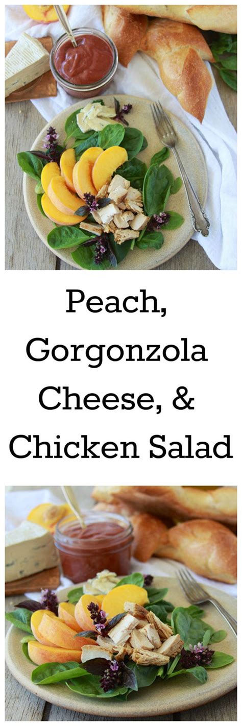 How many calories are in peach and gorgonzola chicken - calories, carbs, nutrition