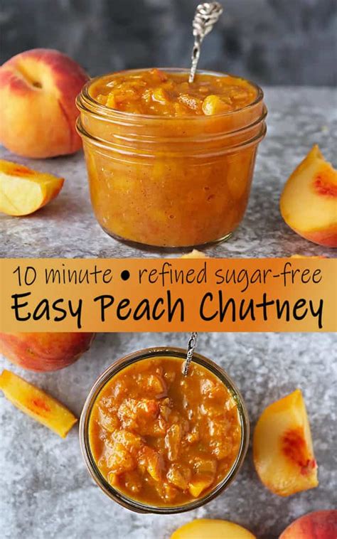 How many calories are in peach chutney - calories, carbs, nutrition