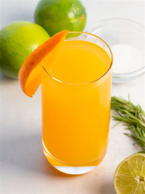 How many calories are in peach mango mint agua fresca - calories, carbs, nutrition