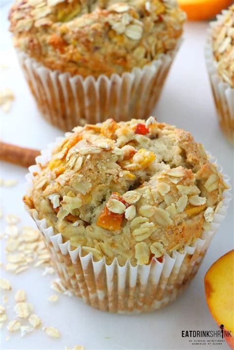 How many calories are in peach oat muffin - calories, carbs, nutrition