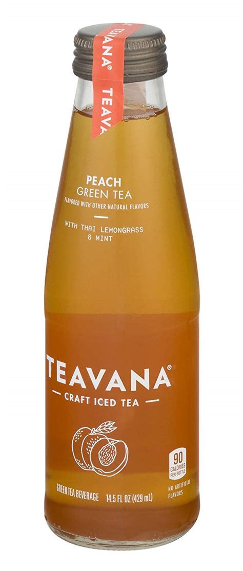 How many calories are in peach tea - calories, carbs, nutrition