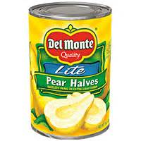 How many calories are in pears, canned, light syrup pack, solids and liquids - calories, carbs, nutrition