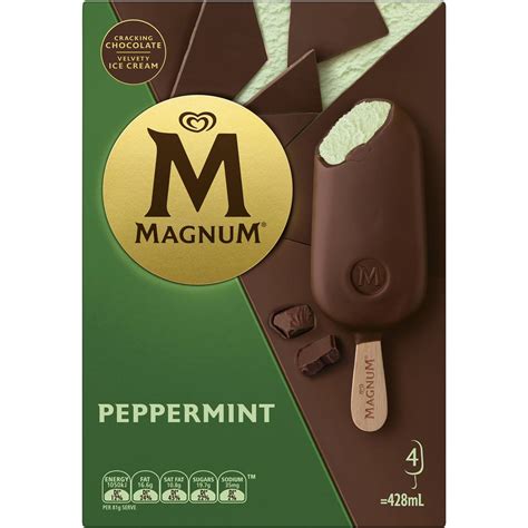 How many calories are in peppermint ice cream - calories, carbs, nutrition