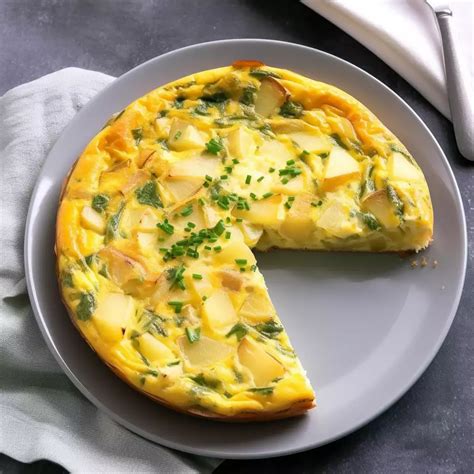 How many calories are in personal cheddar potato and olive frittata - calories, carbs, nutrition