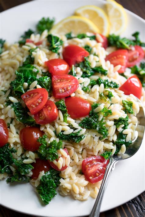 How many calories are in pesto orzo with cherry tomatoes, capers and lemon - calories, carbs, nutrition