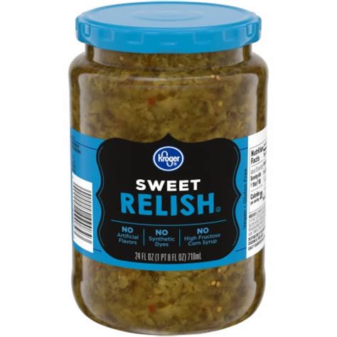 How many calories are in pickle relish, sweet - calories, carbs, nutrition