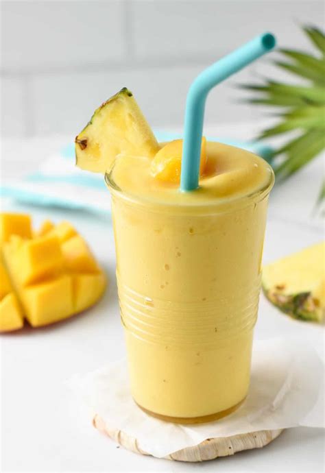 How many calories are in pineapple mango smoothie - calories, carbs, nutrition