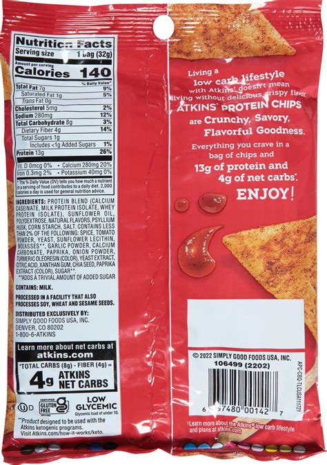 How many calories are in pita chips chipotle bbq - calories, carbs, nutrition