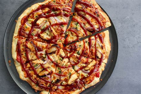 How many calories are in pizza bbq chicken thin crust - calories, carbs, nutrition