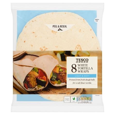 How many calories are in plain tortilla wrap - calories, carbs, nutrition