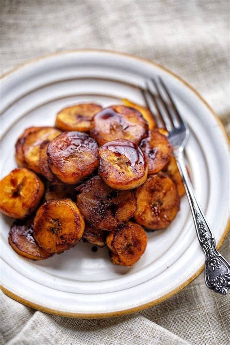 How many calories are in plantains with balsamic basil glaze - calories, carbs, nutrition