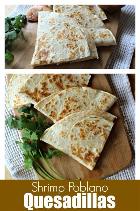 How many calories are in poblano shrimp quesadilla (64054.1) - calories, carbs, nutrition