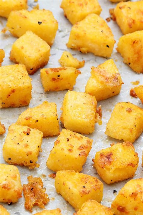 How many calories are in polenta croutons - calories, carbs, nutrition