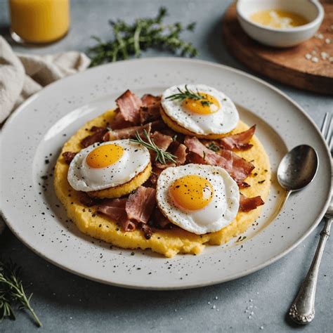 How many calories are in polenta spiced egg - calories, carbs, nutrition