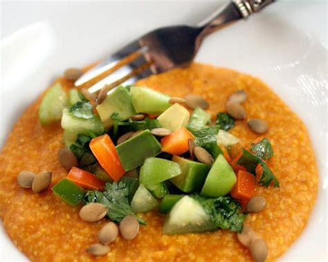 How many calories are in polenta with pumpkin - calories, carbs, nutrition