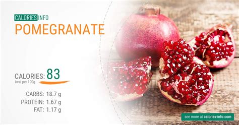 How many calories are in pomegranate blueberry - calories, carbs, nutrition