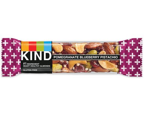 How many calories are in pomegranate pistachio blueberry bar - calories, carbs, nutrition