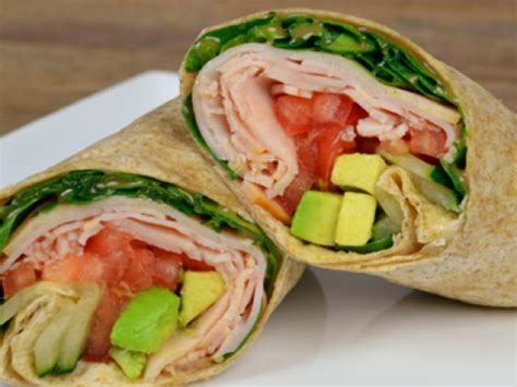 How many calories are in ponzu avocado and turkey wrap - calories, carbs, nutrition